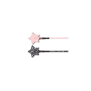 HySCHOOL Glitter Star Reitgerte BZ1911 (65cm) (Pink)