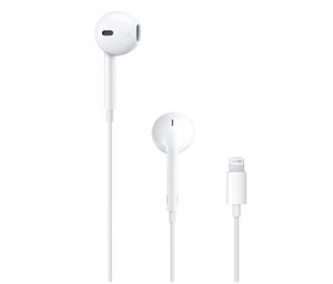 Apple EarPods Lightning mit Fernbedienung + Mikrofon, für iPhone, iPad, iPod, weiß / MMTN2ZM/A. A1748
