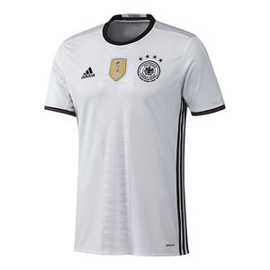 adidas UEFA EURO 2016 DFB Heimtrikot Replica Herren Trikot Weiß AI5014, Größenauswahl:M
