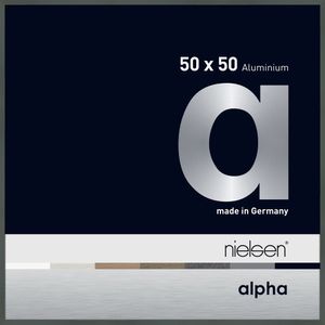 Nielsen Aluminium Bilderrahmen Alpha, 50x50 cm, Platin