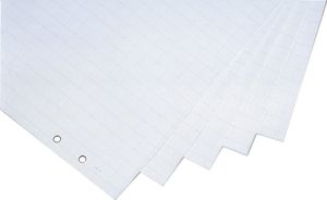 magnetoplan flipchartový papír šachovnicový 65,0 x 93,0 cm, 20 listů, 5 balení