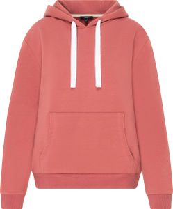 JOOP! Damen Hoodie - Dünner Pullover, Kapuze, Bauchtasche, lang, einfarbig Rot M