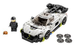 LEGO 76900 Speed Champions Koenigsegg Jesko Rennauto, Spielzeugauto, Modellauto zum selber Bauen