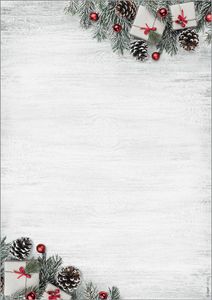SIGEL DP416 Weihnachts-Motiv-Papier "Scandinavian Christmas" - grün, rot, braun - 90 g/m² - A4 - 100 Blatt SIGEL DP416 Weihnachts-Motiv-Papier "Scandinavian Christmas" - grün, rot, braun - 90 g/m² - A4 - 100 Blatt