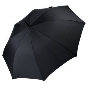 Stockschirm Regenschirm Herren Groß Stabil Long Automatik Uni Schwarz