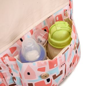 Baby Wickelrucksack Wickeltasche Multifunktional Wasserdicht Mama Rucksack Große Kapazität Babytasche für Unterwegs, PLM17WZ3