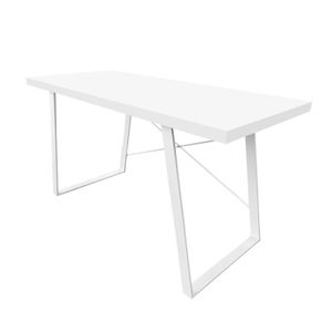 SVITA Industrial Schreibtisch komplett in Weiß