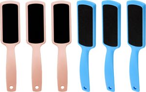 Hornhautfeile Fussfeile Hornhautraspel für Füße und tote Haut,(3PCS girl powder + 3PCS white-collar blue)