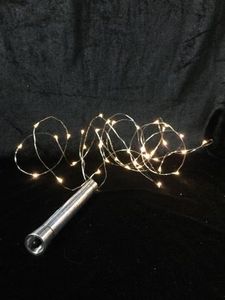 Hellum LED-Lichterkette ''Tauperlen'' 40 BS warmweiß batteriebetrieben