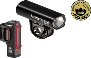 Lezyne Lite Drive Stvzo Pro / Strip Stvzo Lichtset Schwarz 290 / 36 Lumens Schwarz 290 / 36 Lumens