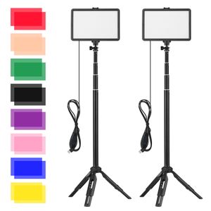 USB-LED-Videolicht-Kit Videokonferenzbeleuchtung fuer Live-Streaming-Videoaufzeichnung Online-Meeting-Unterricht