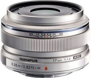 Olympus Objektiv 17mm f1,8 M.Zuiko silber