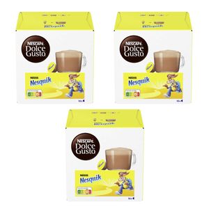 Nescafe Dolce Gusto Nesquik Trinkschokolade 16 Kapseln 3er Pack