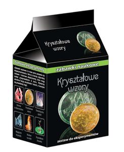 Krystaly rostoucí krystalové vzory