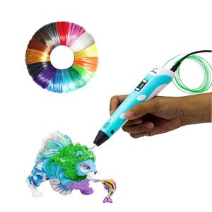 3D Stift 3d pen 3D Stift Set für Kinder und Erwachsene 20 Verschiedene Farben PLA  Stift Filament Länge je 5m 3D