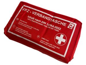 IWH KFZ-Verbandtasche Inhalt DIN 13164 rot