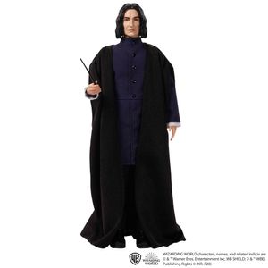 Harry Potter Professor Snape Puppe (ca. 30 cm) mit Zauberstab
