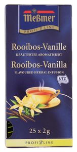 Meßmer Profiline Rooibos Vanille Tee aromatisiert 25 Teebeutel