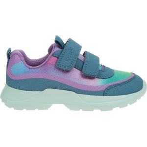 Superfit Mädchen Klettschuhe/ sportliche Halbschuhe RUSH Lila Bunt Textil-Synthetik-Mix Größe: 31