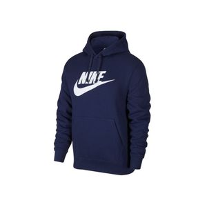 Nike Sportswear Club Herren Hoodie, Farbe:Blau, Größe:M