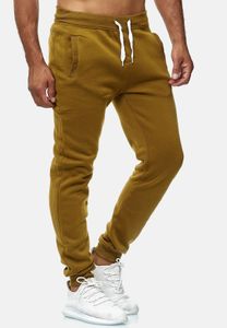 Herren Jogging Hose Fit & Home Sweat Pants leichte Sporthose Vers.1, Farben:Olive, Größe Hosen:XL