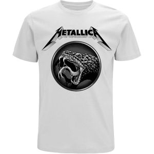 Metallica - T-Shirt für Herren/Damen Unisex RO5470 (S) (Weiß)