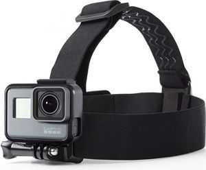 Headstrap čelenka s úchytem na sportovní kamery GoPro, černá