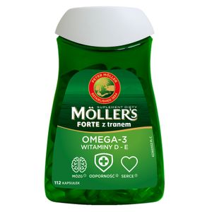 Moller`s FORTE s OMEGA olejem - 3 doplňky stravy 112 kapslí