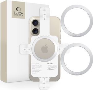 Tech-Protect Mmp-110 2In1 Magnetischer Magsafe Ring Silber &amp; Silber