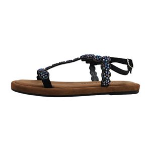 Lazamani Damen Sandalette in Schwarz, Größe 39