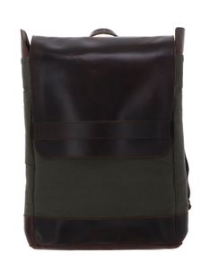 BUCKLE & SEAM Rucksack Freizeitrucksack mit Laptopfach Annelotte Backpack Brown / Green dunkelbraun