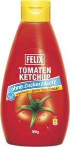 Felix - Ketchup ohne Zuckerzusatz - 960 g