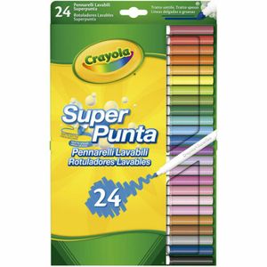 Crayola Super Line Marker, waschbar, 24 Stück