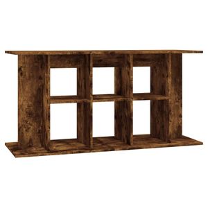 vidaXL Akváriový stojan Smoked Oak 120x40x60 cm odvodený výrobok z dreva