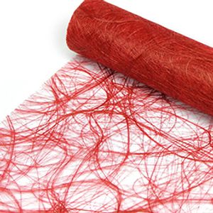 DecoHomeTextil  Sizoweb® Tischläufer Tischband Dekoration Dekor Breite 30 cm Rollenlänge und Farbe wählbar Rot 30 cm x 500 cm