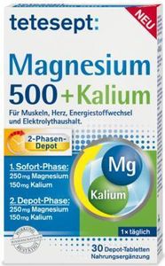 Tetesept Magnesium 500+Kalium Tabletten 30 St