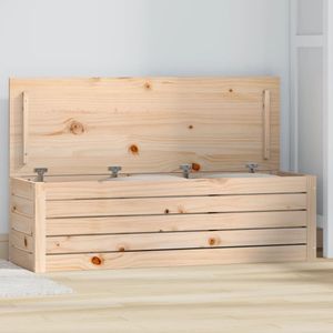 vidaXL Truhla 109x36,5x33 cm borovicový masiv