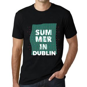 Herren Grafik T-Shirt Sommer in dublin – Summer In Dublin – Öko-Verantwortlich Vintage Jahrgang Kurzarm Lustige Druck Geburtstag Geschenk Mann