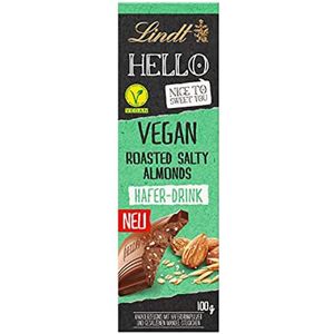 Lindt Hello Vegan Roasted Salty Almonds mit Hafertrinkpulver 100g