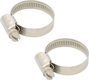2x Edelstahl Schlauchschelle 20-32mm Schlauchklemme