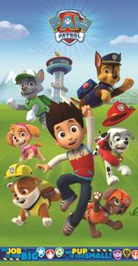 Paw Patrol Strandtuch für Kinder 75x150 cm Handtuch Badetuch mit Ryder und den Pups aus 100% Baumwolle Paw Patrol Strandtuch für Kinder 75x150 cm Handtuch Badetuch mit Ryder und den Pups aus 100% Baumwolle