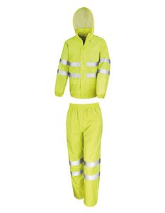 Safe-Guard Unisex Warnschutz-Jacke High Viz nepremokavý oblek R216X Gelb Fluorescent Yellow L