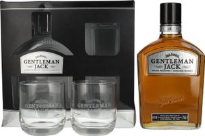 Jack Daniel's GENTLEMAN JACK Tennessee Whiskey 40% Vol. 0,7l in Geschenkbox mit 2 Gläsern