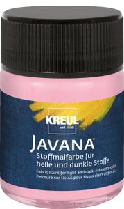 Kreul Javana Stoffmalfarbe für helle und dunkle Stoffe rose 50 ml