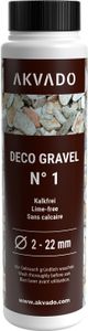 Akvado Deko gravel N°1 - Naturkies Dekokies Aquarienkies Bodengrund für Aquarien Aquarium Deko Kies 2-22 mm