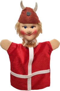Handpuppe Kasperlepuppe Wikinger Snorre 33cm 13410 Kersa Classic mit Stoffkopf