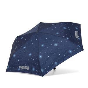 Ergobag Regenschirm, KoBärnikus, Farbe/Muster: Blaue Galaxie Glow