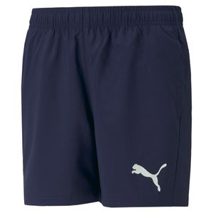 PUMA Jungen Shorts - ACTIVE Woven Shorts, Trainingshose, kurz Blau 128