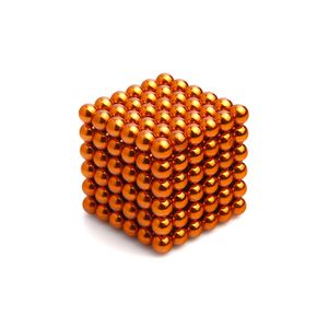 216 Stück Neodym Kugeln-Magnet 5 mm Ø Orange - Puzzle