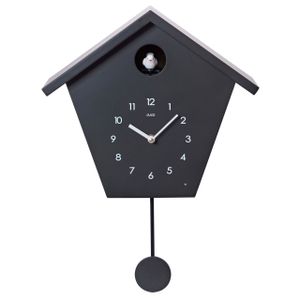 Cuco Clock Kuckucksuhr SCHWARZWALDHAUS mit Pendel Wanduhr moderne Kuckuckuhr Schwarzwalduhr  37,5× 23 × 11,4cm